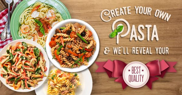 Create Your Own Pasta 🍝 And We’ll Reveal Your Best Quality Create Your Own Pasta 🍝 And We’ll Reveal Your Best Quality