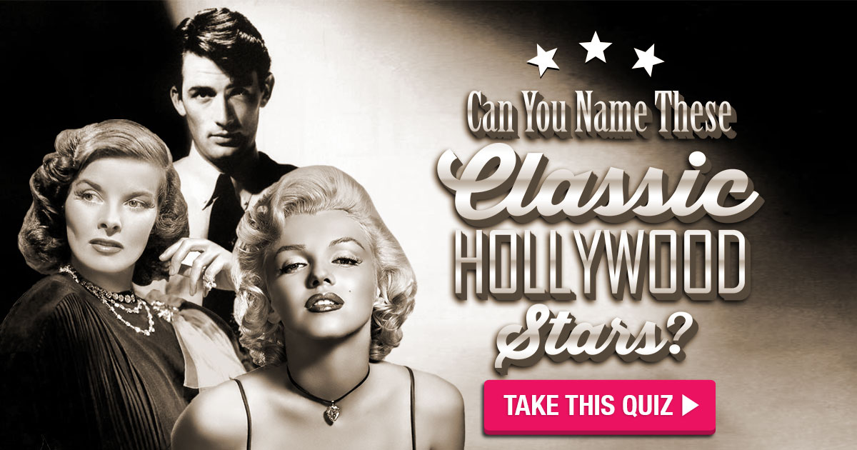 Can You Name These Classic Hollywood Stars?