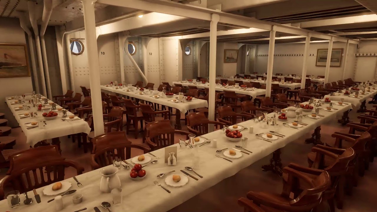 Third Class Dining Room On The Titanic