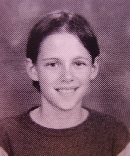 Can You Guess the Celebrity Childhood Photo? Celeb Yearbook 12 Kristen Stewart