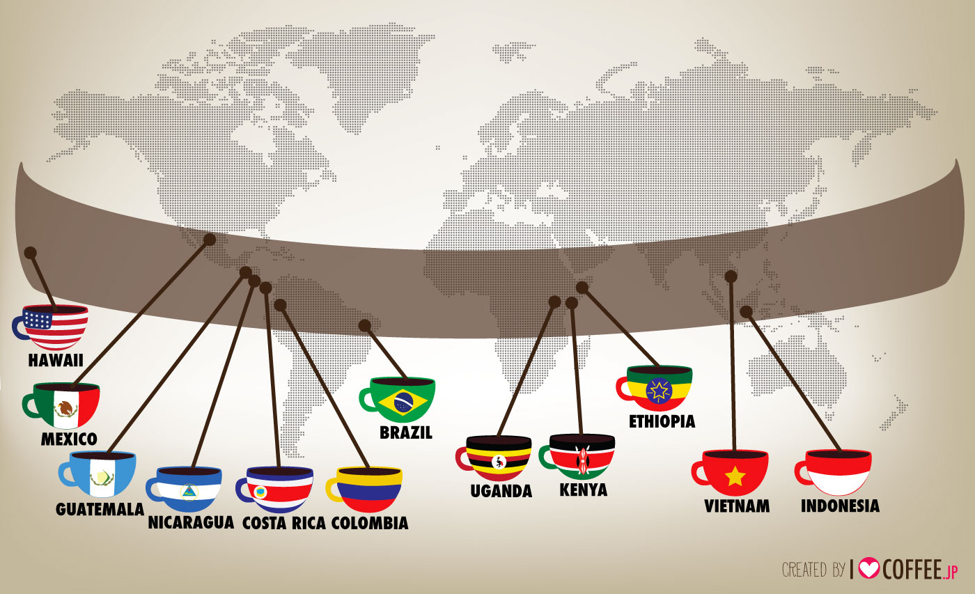 How Well Do You Know Your ☕️ Coffee? Coffee Map