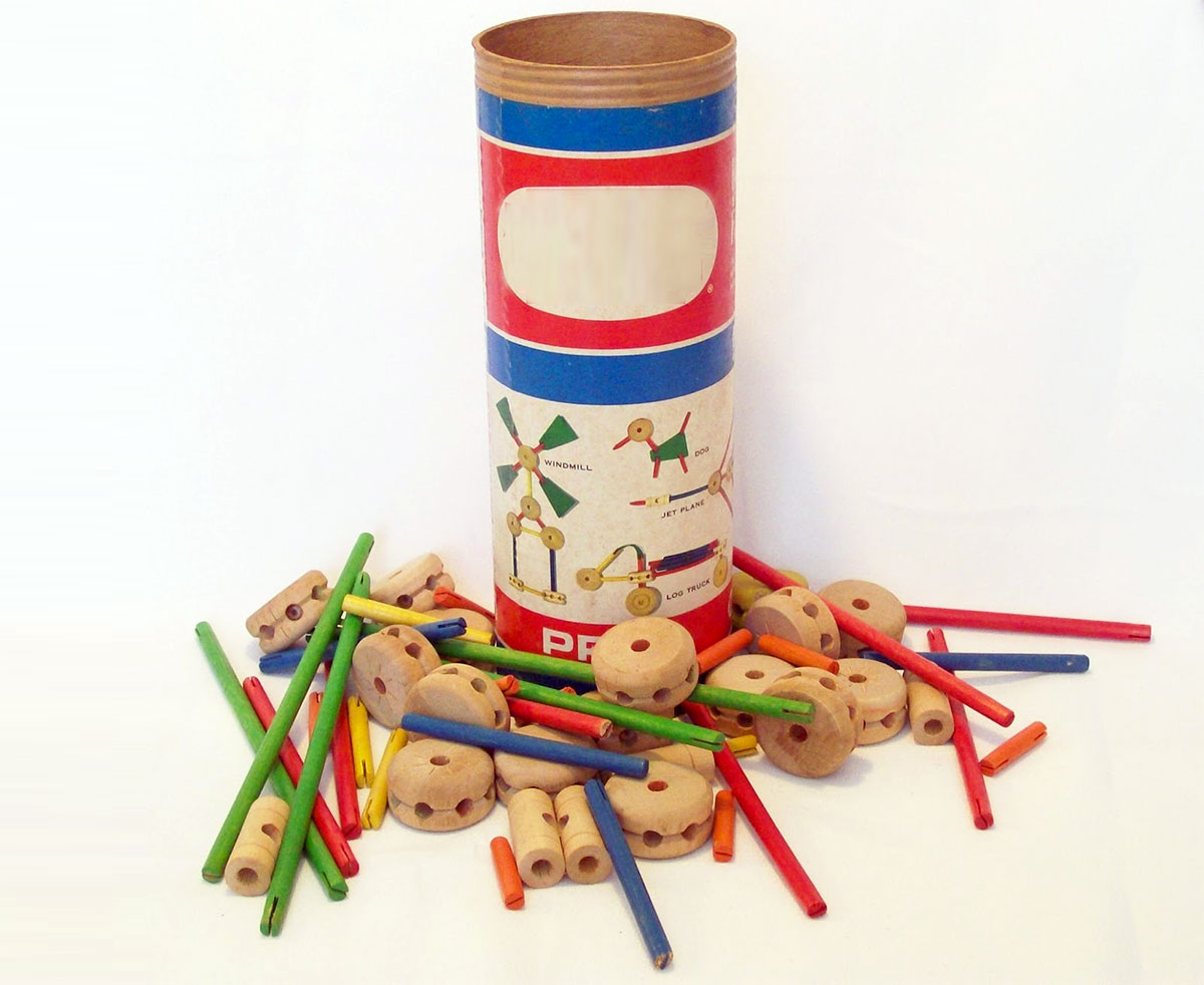 Retro Toys Quiz 🎲: Can You Identify These 1960s Toys? Tinkertoy Construction Set