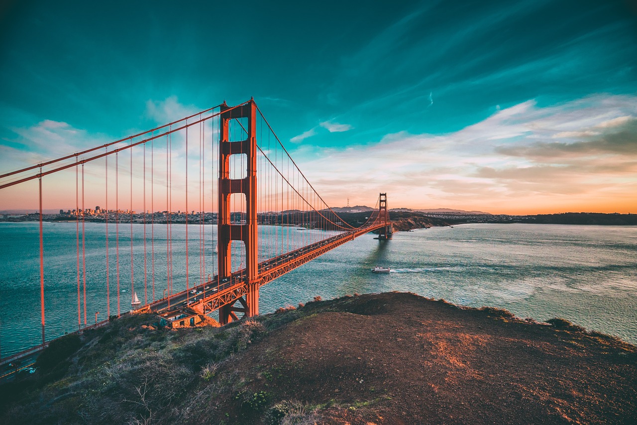 Second Most Famous Sights Golden Gate Bridge