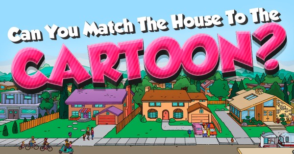 Can You Match the House to the Cartoon?