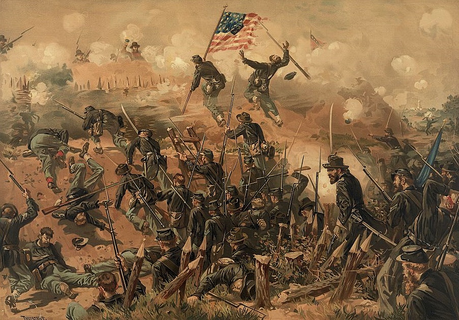 How Much Do You Know About the American Civil War? 04 Siege of Vicksburg by Thure de Thulstrop