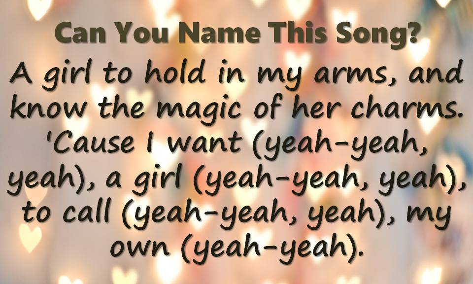 Can You Name These Legendary Love Songs? Slide7