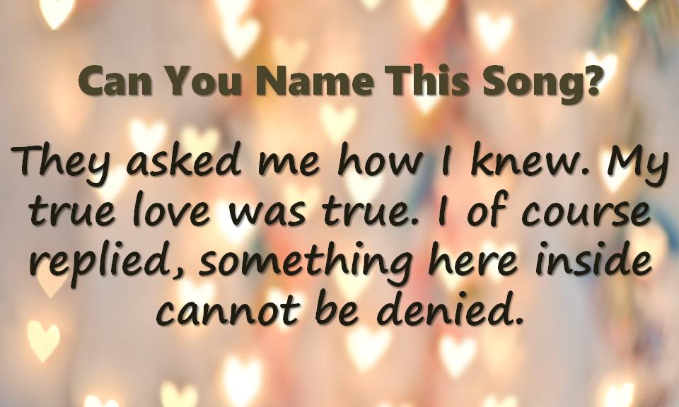 Can You Name These Legendary Love Songs? Slide8