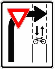 Can You Identify These Road Signs? Yield to bikes
