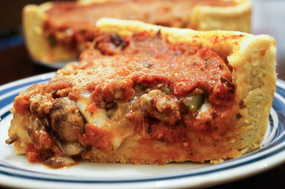 Can You Name These American Dishes? 02 Chicago Style Deep Dish Pizza