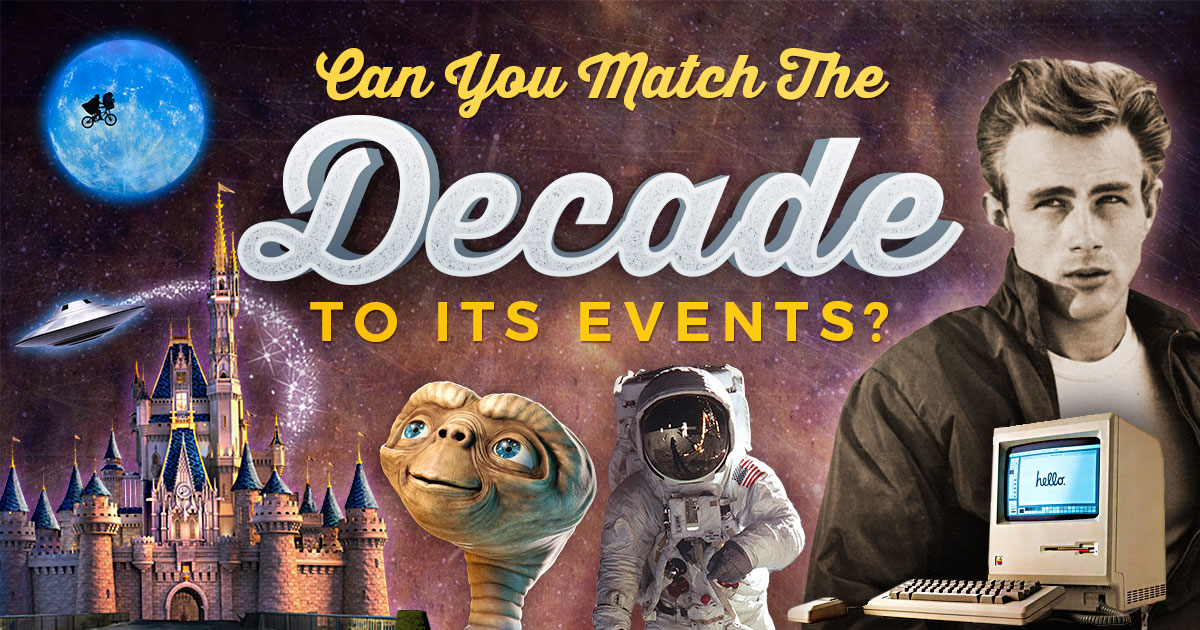 Can You Match the Decade to Its Events?