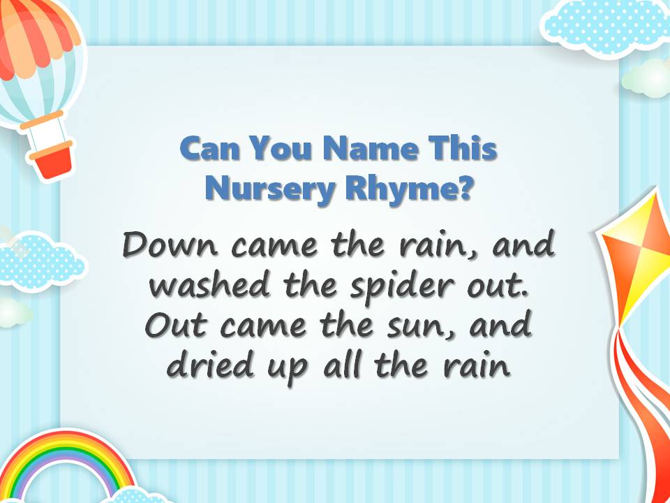Can You Name These Nursery Rhymes? Quiz Slide7