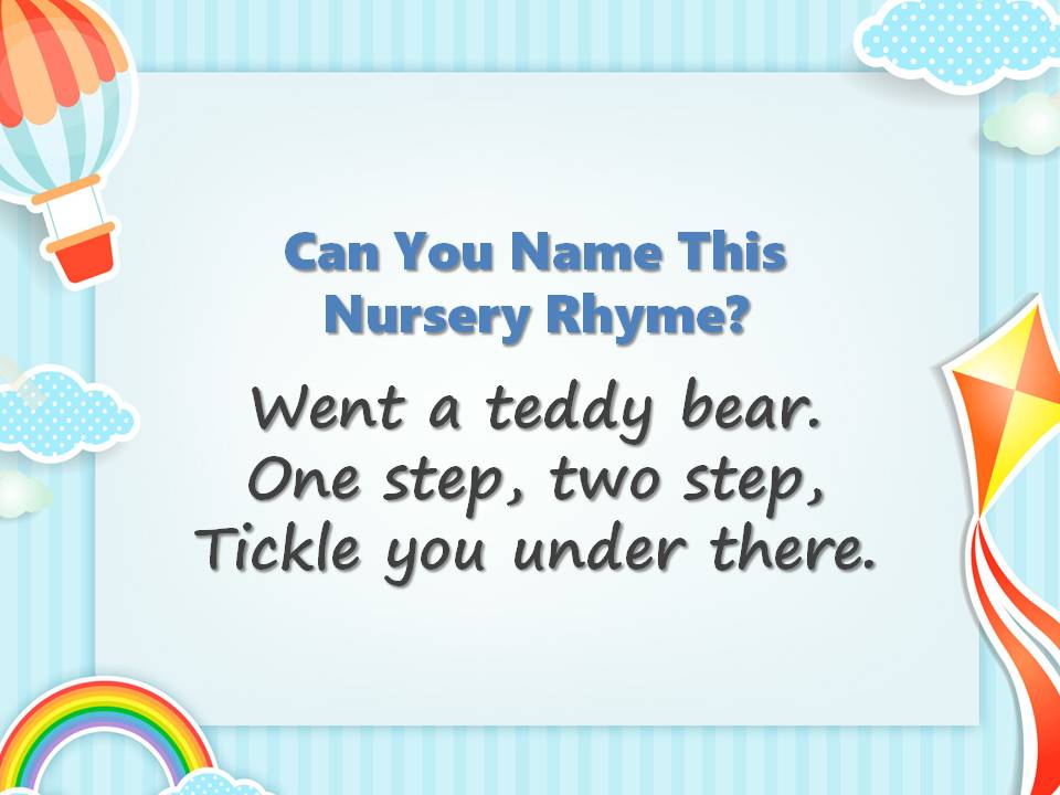 Can You Name These Nursery Rhymes? Quiz Slide9