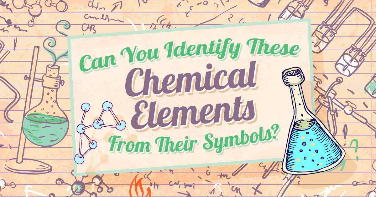 Can You Identify These Chemical Elements from Their Symbols?