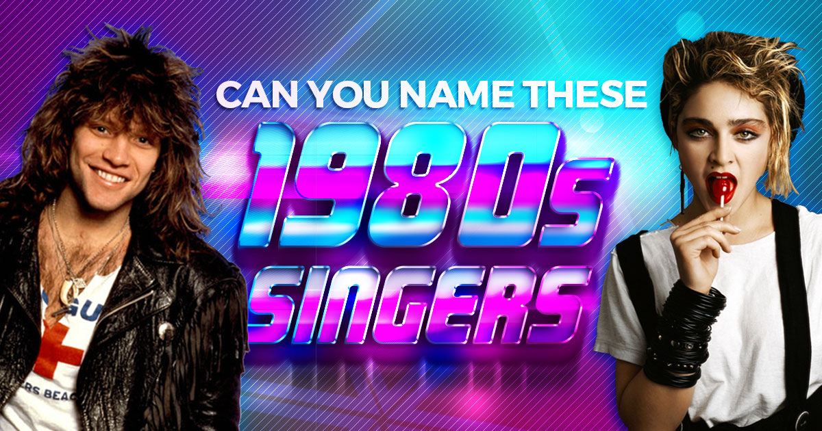 Can You Name These 1980s Singers?