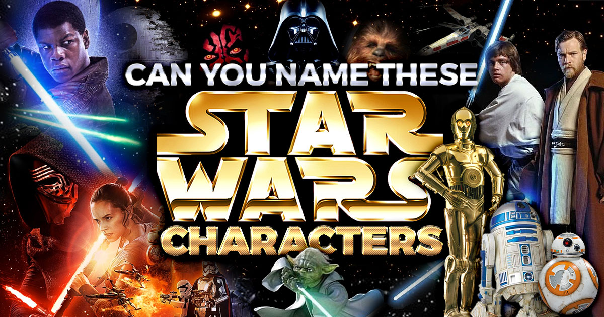 Can You Name These Star Wars Characters