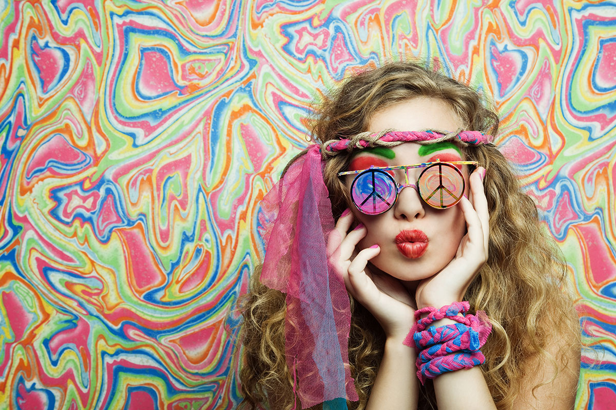 How Well Do You Know Hippie Slang? Hippie Woman