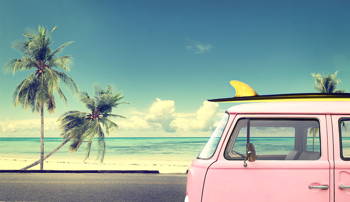 How Well Do You Know Hippie Slang? Pink VW Van