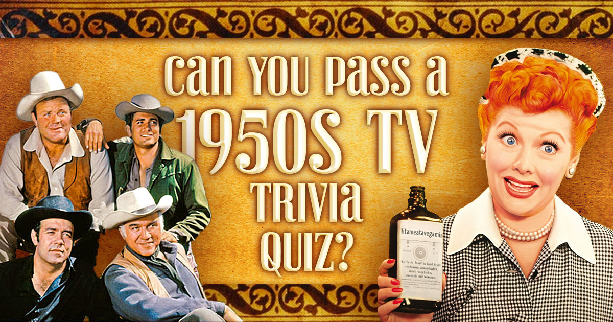 Classic TV Quiz: Can You Pass A 1950s TV Trivia Quiz?