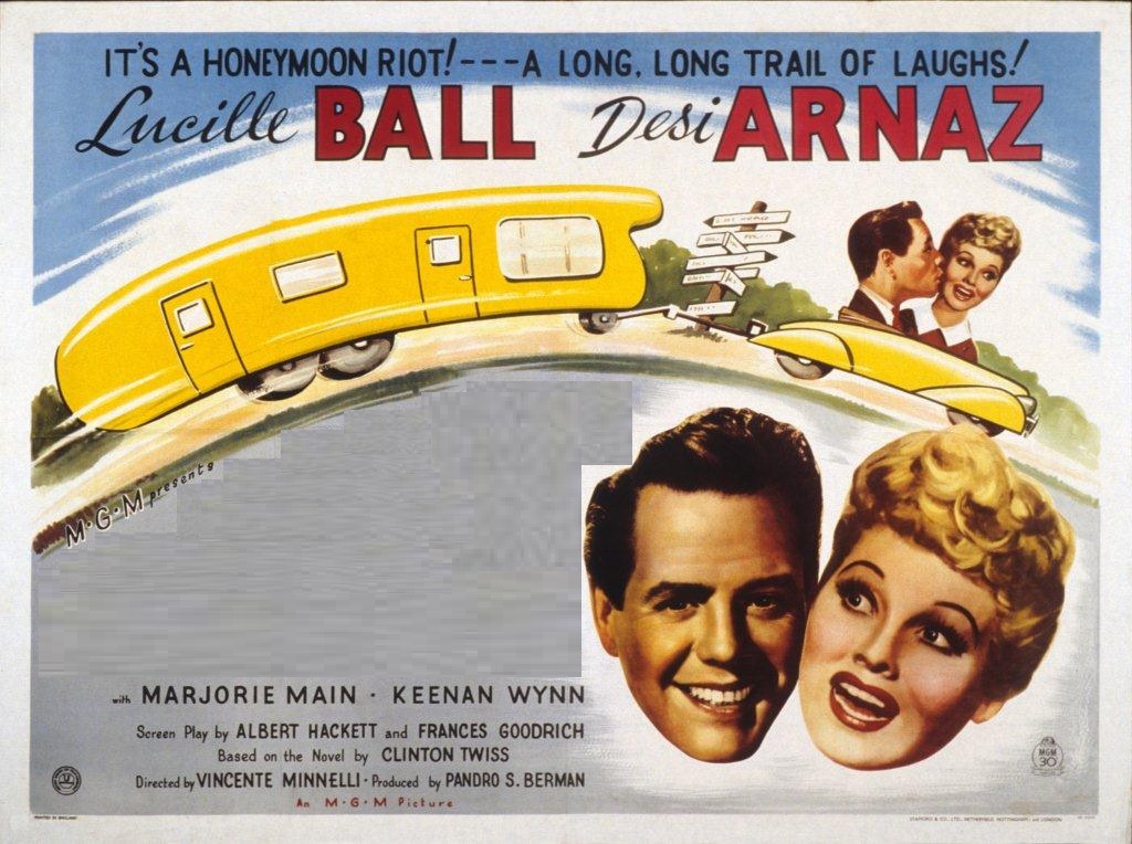 Can You Name These Lucille Ball Movies from Their Posters? 01 the long long trailer