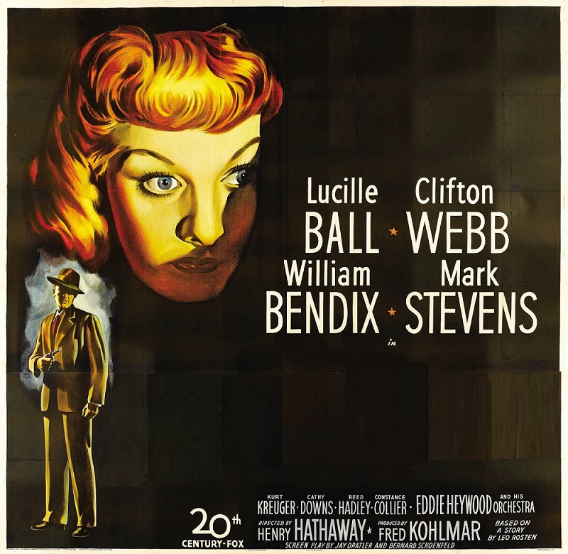 Can You Name These Lucille Ball Movies from Their Posters? 05 the dark corner