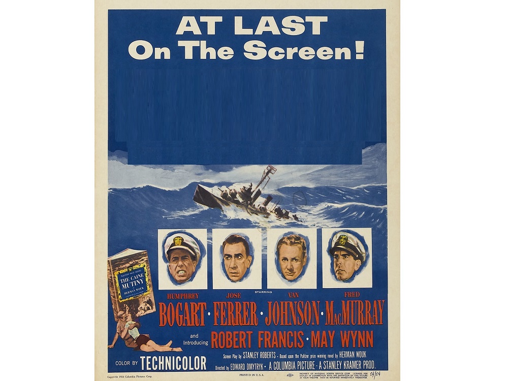 Can You Name These Humphrey Bogart Movies from Their Posters? 09 the caine mutiny