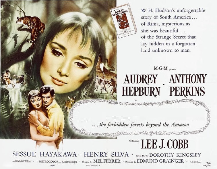 Can You Name These Audrey Hepburn Movies from Their Posters? 12 green mansions
