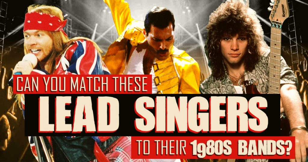 Can You Match These Lead Singers To Their 1980s Bands? - Quiz