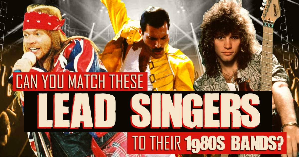 Can You Match These Lead Singers to Their 1980s Bands?