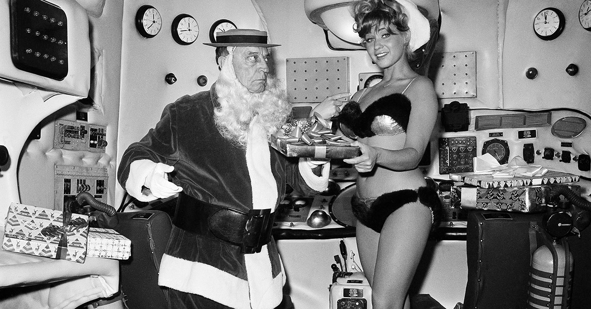 Are These Christmas Photos from the 1960s or 1970s? Buster Keaton