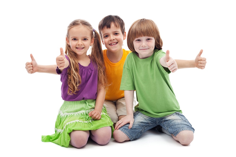Can You Name the TV Show from the First Line in the First Episode? Three kids giving thumbs up sign