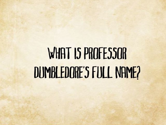 Dumbledore Quiz 02