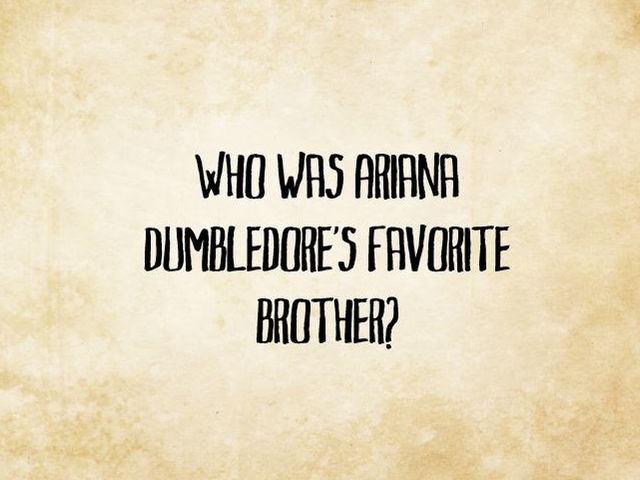 Dumbledore Quiz 10