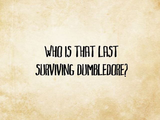 Dumbledore Quiz 21