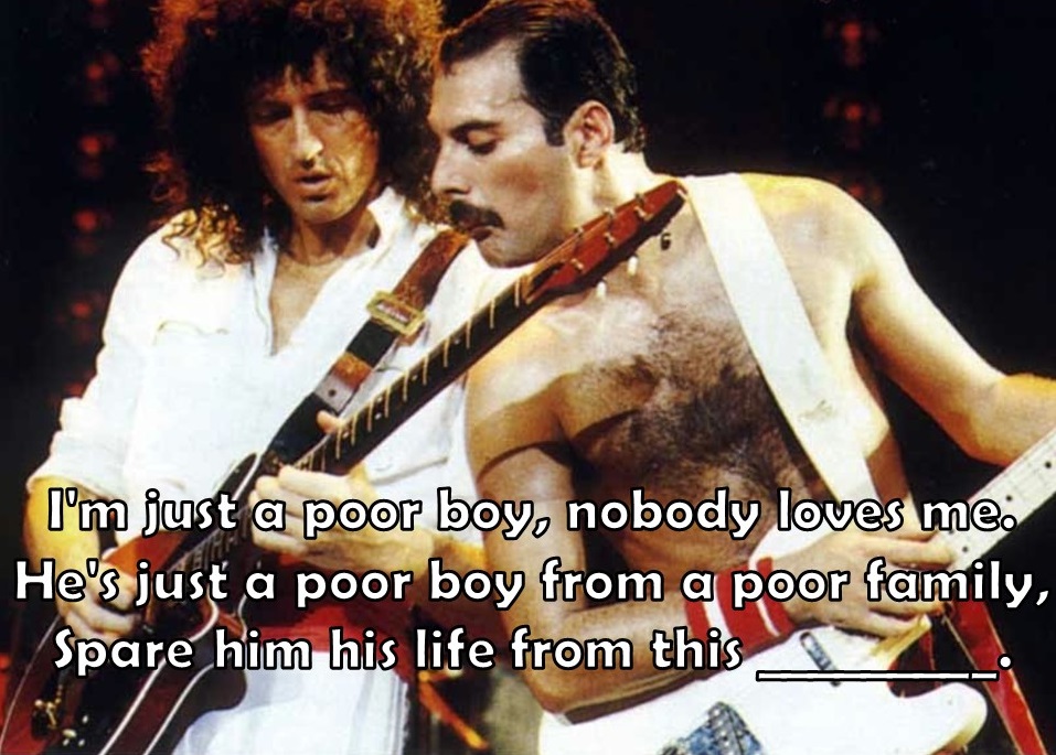 👑 Can You Complete the Lyrics of ‘Bohemian Rhapsody’? Slide14
