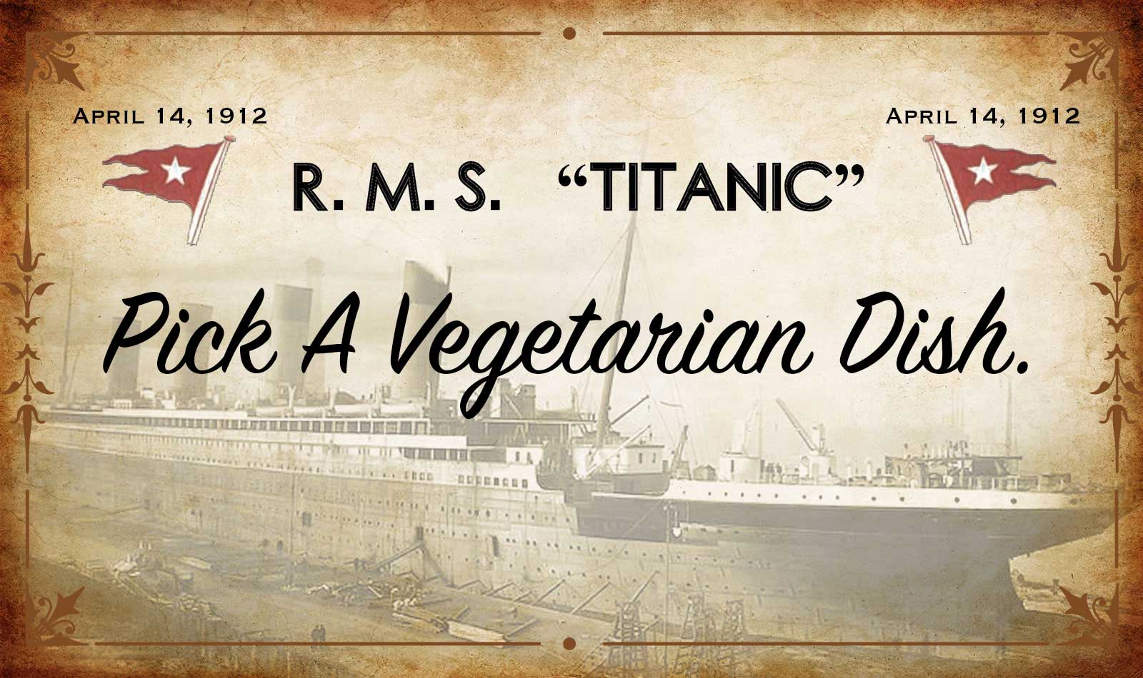 🚢 Choose Your Meal on the Titanic and We’ll Tell You Which Decade You Belong in Titanic   Q2