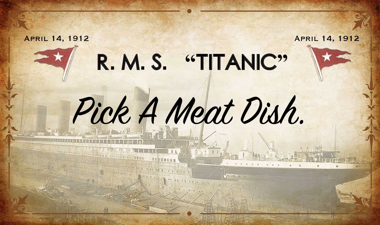 🚢 Choose Your Meal on the Titanic and We’ll Tell You Which Decade You Belong in Titanic   Q4