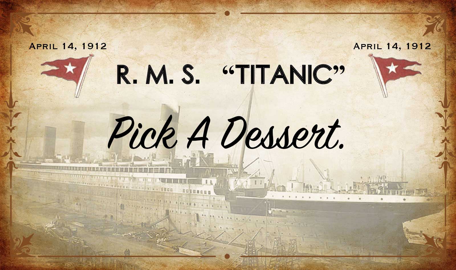 🚢 Choose Your Meal on the Titanic and We’ll Tell You Which Decade You Belong in Titanic   Q12