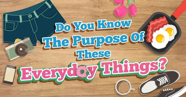 Do You Know the Purpose of These Everyday Things?
