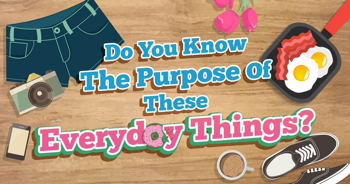 Do You Know the Purpose of These Everyday Things? Quiz