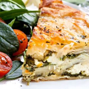Order Some Meals from Around the World and We’ll Reveal What Makes You Happy! 🥐🍔🌮🥘🍣 Spanakopita