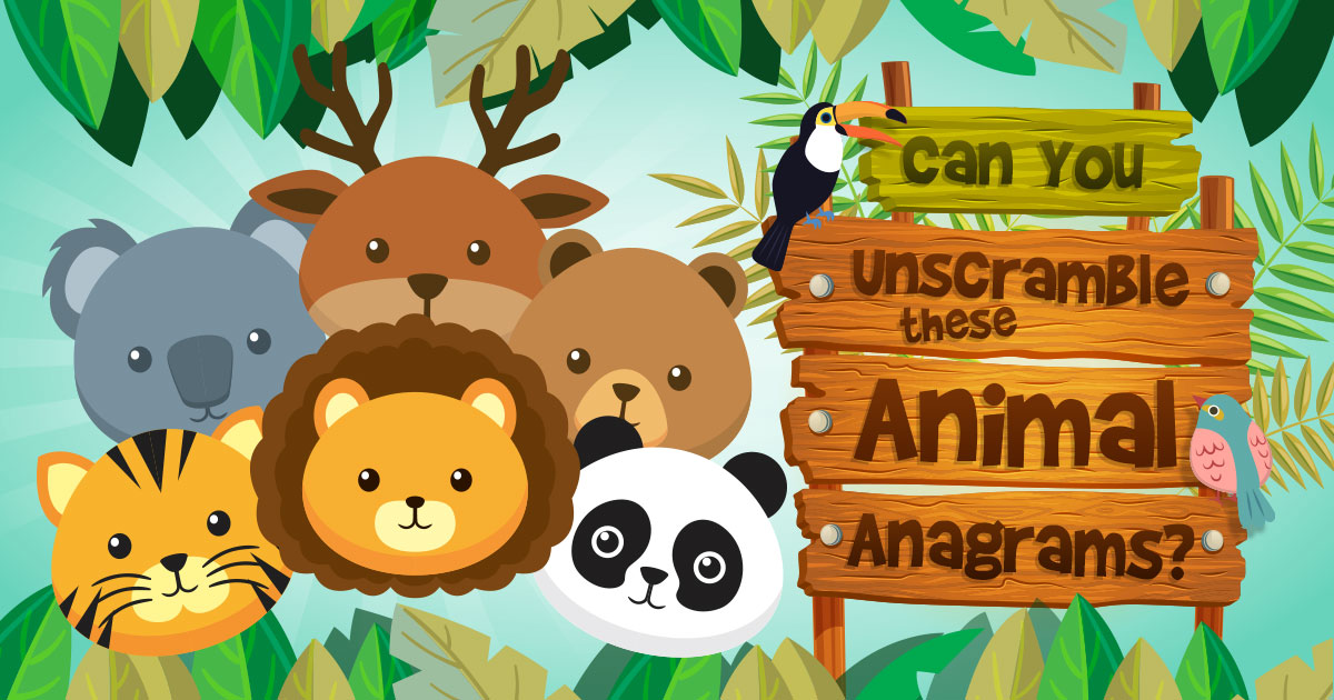 🦁 Can You Unscramble These Animal Anagrams?