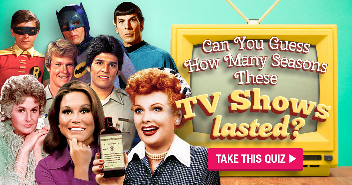 Can You Guess How Many Seasons These TV Shows Lasted?