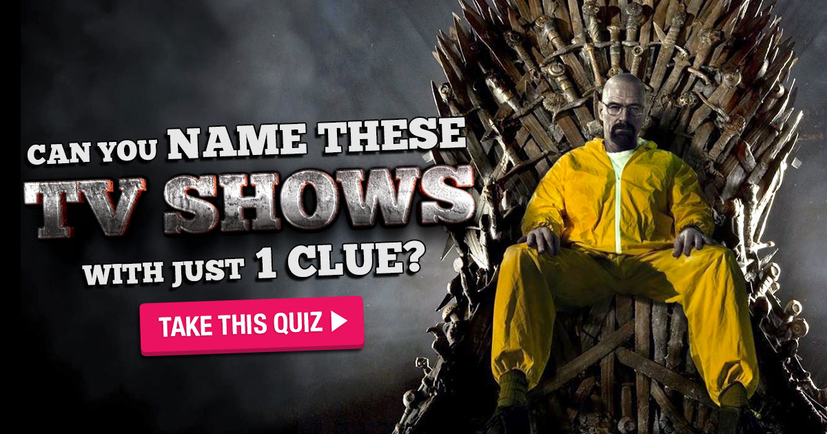 Can You Name These TV Shows With Just One Clue? - Quiz