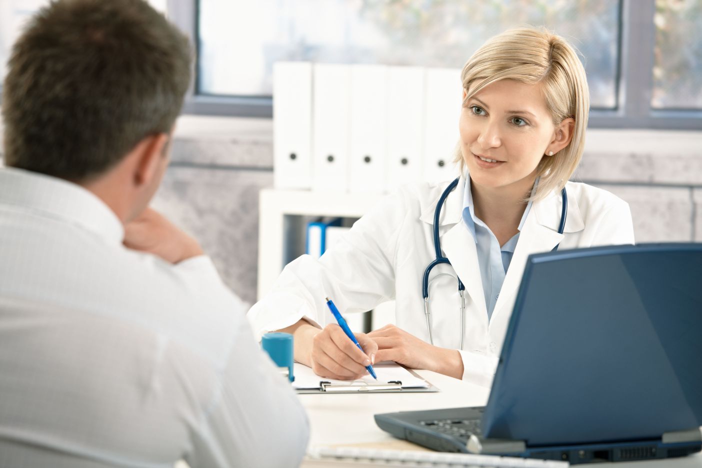 How Tough Are You? A stock photo of a patient consulting doctor.