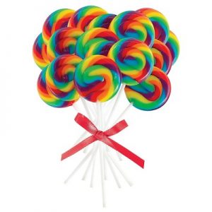 🍬 Tell Us Your Favorite Candies and We’ll Know If You’re an Introvert or Extrovert Rainbow Lolly