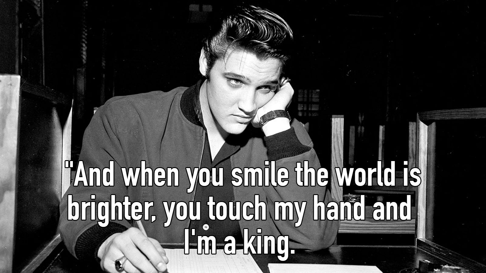Can You Guess Which Elvis Presley Song This Lyric Is From? 71