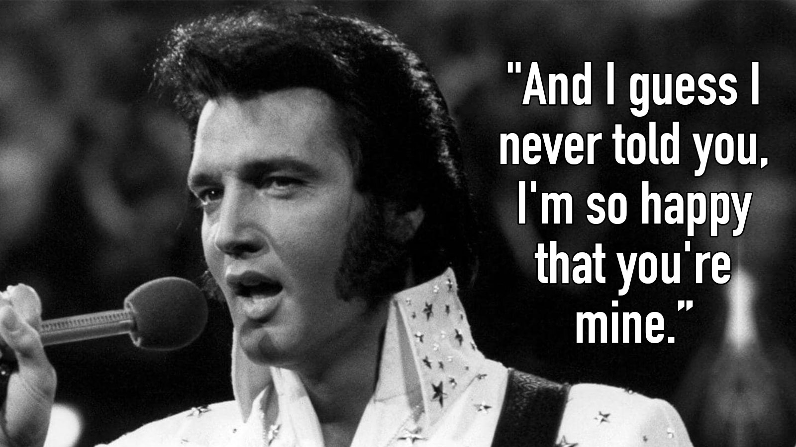 Can You Guess Which Elvis Presley Song This Lyric Is From? 131