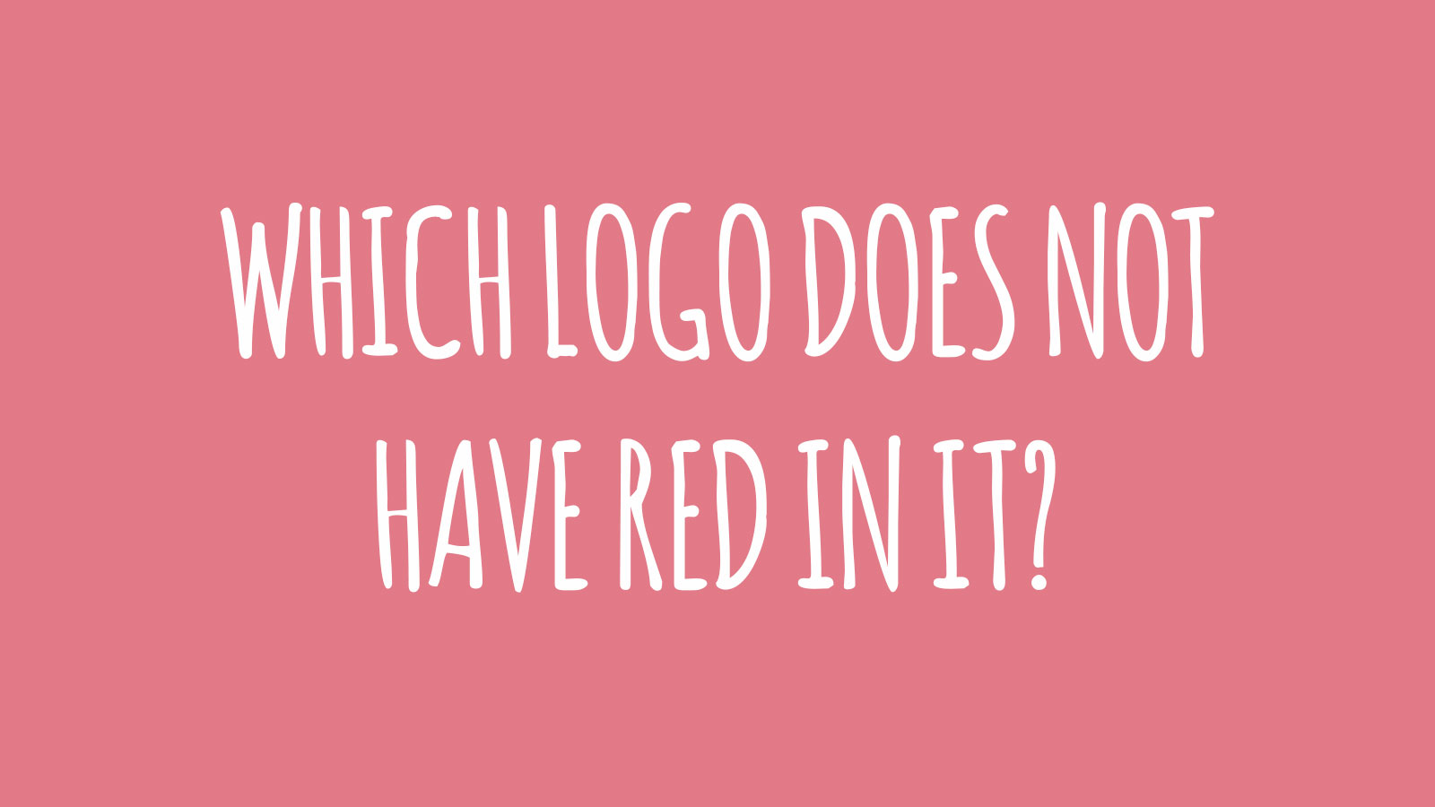 Can You Recognize These Popular Logos Without Color? 97