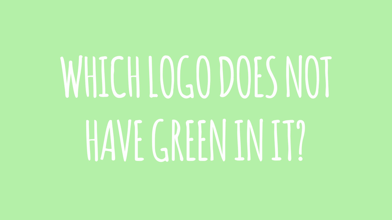 Can You Recognize These Popular Logos Without Color? 1110
