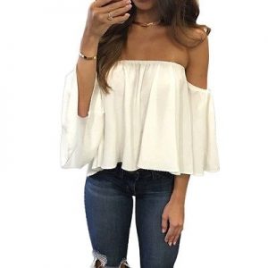 Pick an Outfit and We’ll Guess Your Exact Age and Height Off-The-Shoulder Top